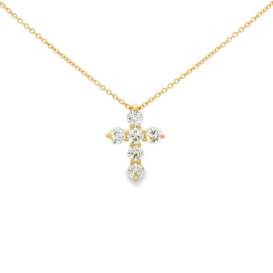 0.50 CTW Diamond Cross Necklace