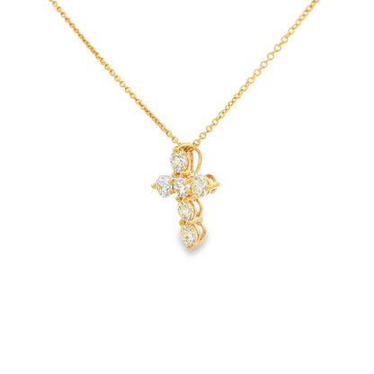 0.50 CTW Diamond Cross Necklace