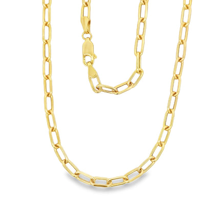 22" Rounded Paperclip Link Chain