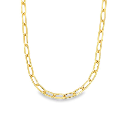 22" Rounded Paperclip Link Chain