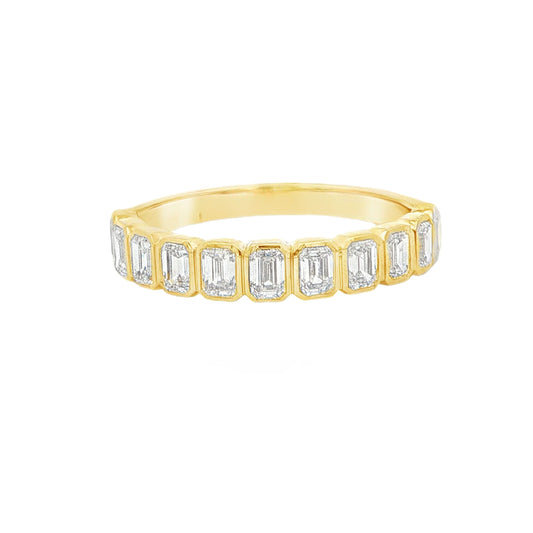 1.14 CTW Lab-Grown Diamond Bezel Wedding Band