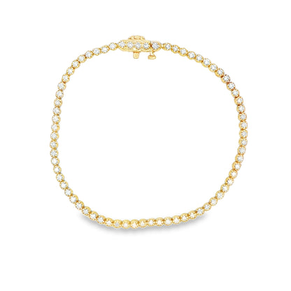 1.0 CTW Diamond Cupcake Tennis Bracelet
