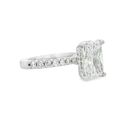3.37 CT Radiant Cut Lab-Grown Diamond Engagement Ring