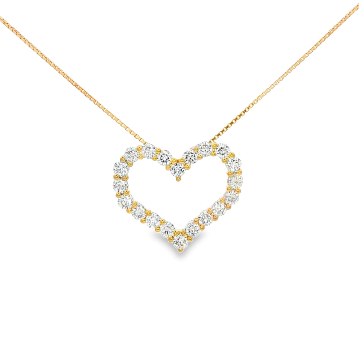 0.50 CTW Diamond Heart Pendant Necklace