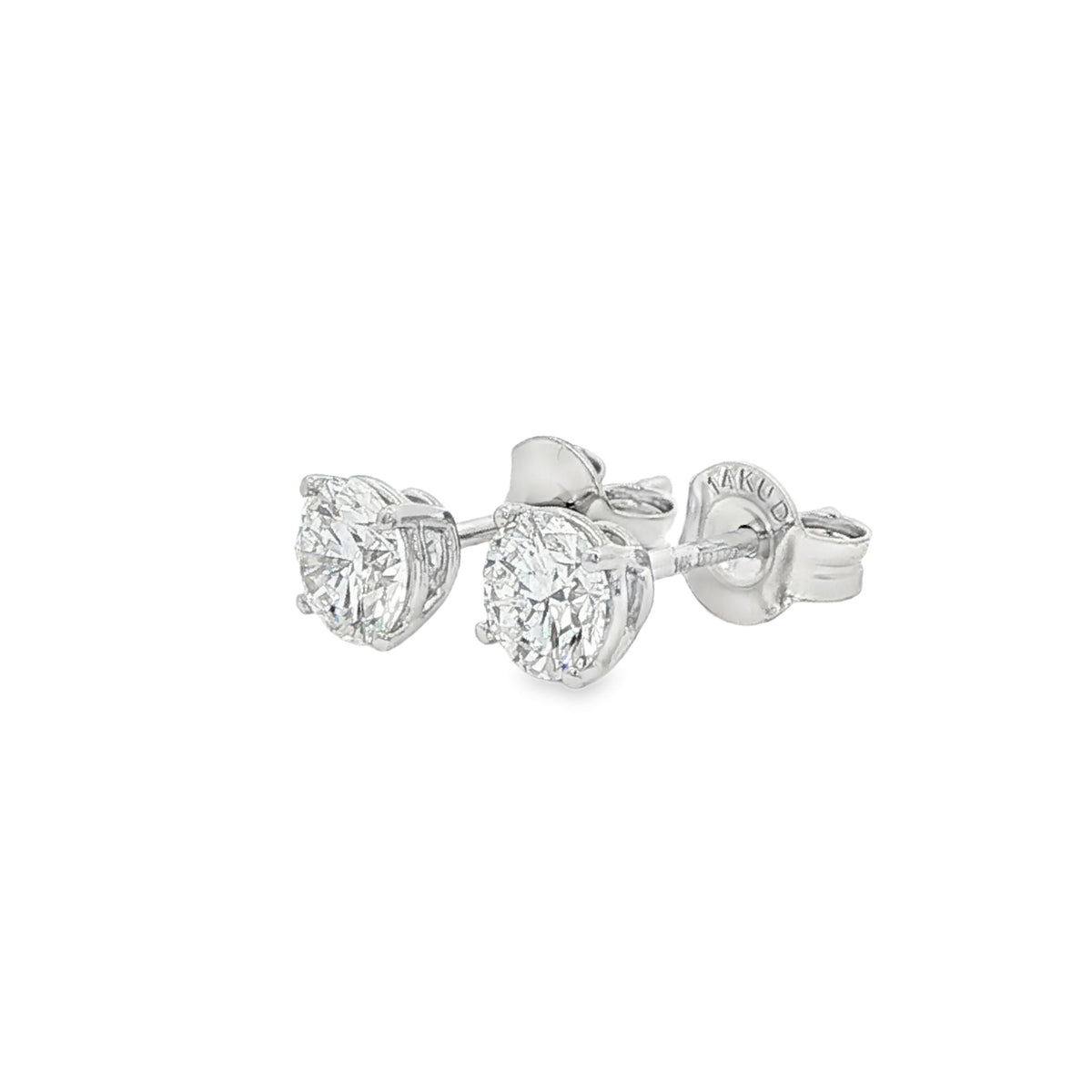1.0 CTW Lab-Grown Diamond Stud Earrings