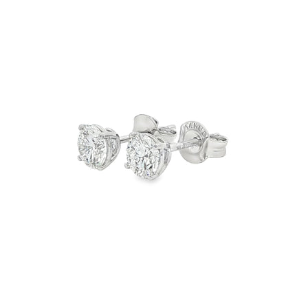 1.0 CTW Lab-Grown Diamond Stud Earrings