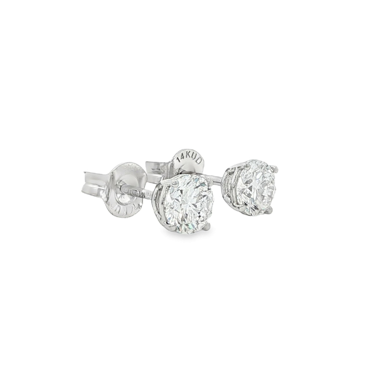 1.0 CTW Lab-Grown Diamond Stud Earrings