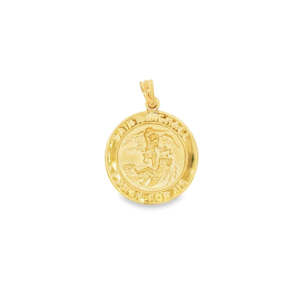 St. Michael Round Pendant