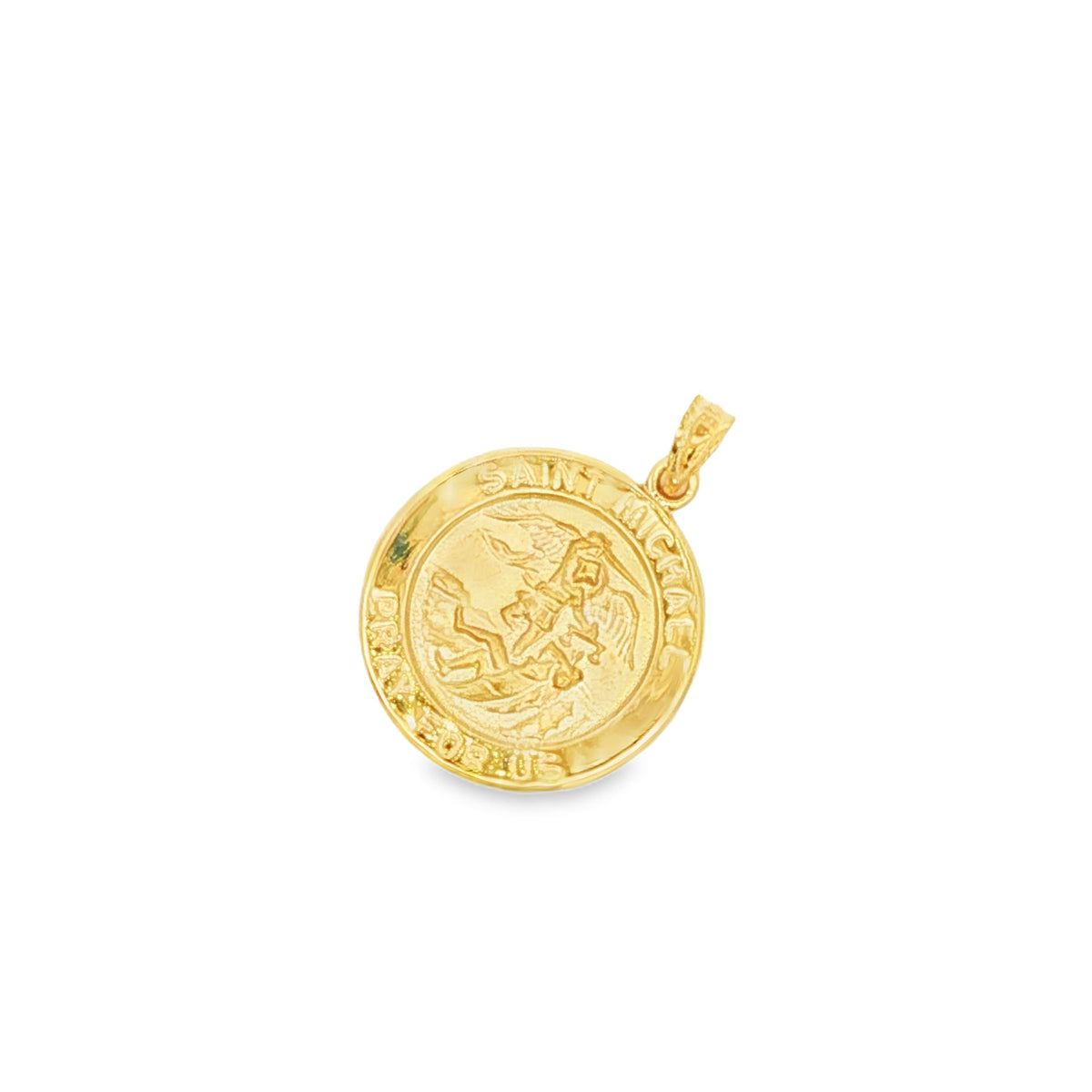 St. Michael Round Pendant