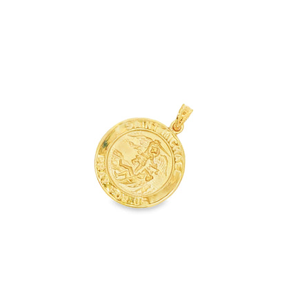 St. Michael Round Pendant