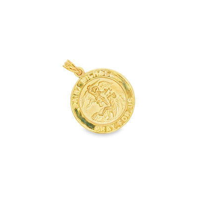 St. Michael Round Pendant