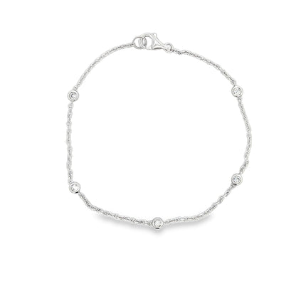 0.25 CTW Diamond By-the-Yard Bracelet