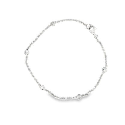 0.25 CTW Diamond By-the-Yard Bracelet