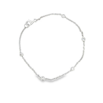 0.25 CTW Diamond By-the-Yard Bracelet