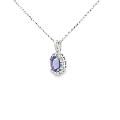 TANZANITE BALLERINA PENDANT