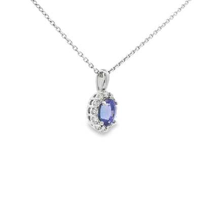 TANZANITE BALLERINA PENDANT