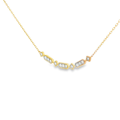 1/5 CT TW. Diamond Station Necklace