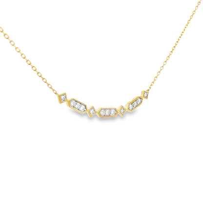 1/5 CT TW. Diamond Station Necklace