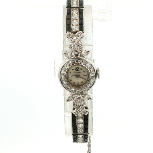 Blue Sapphire and Diamond Estate Watch