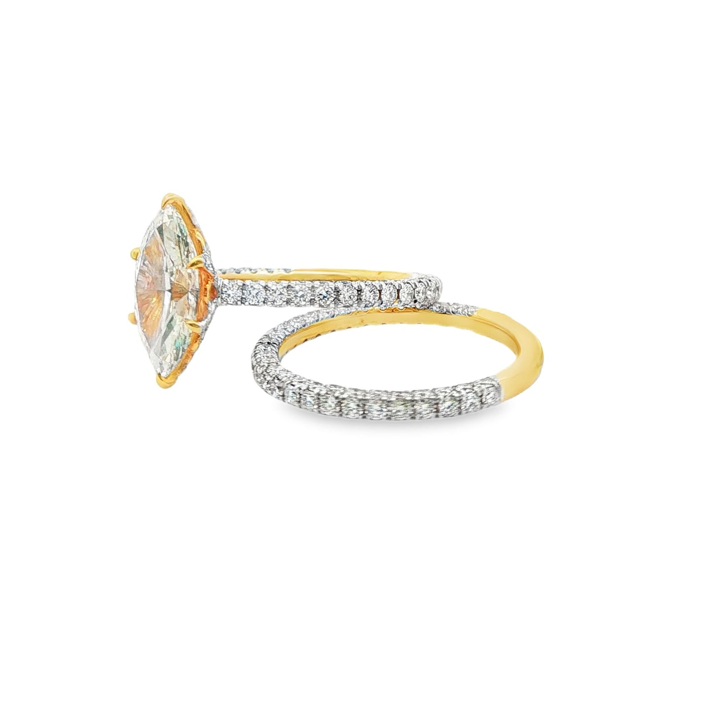 Marquise Lab-Grown Diamond Bridal Set