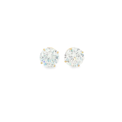 5mm Clear CZ Stud Earrings