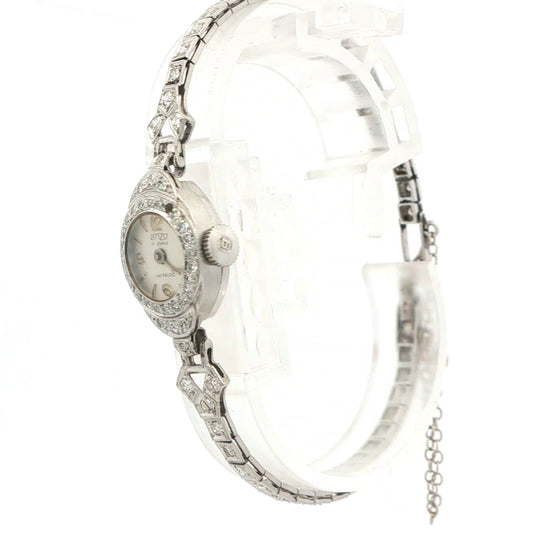 Estate Platinum Diamond Watch