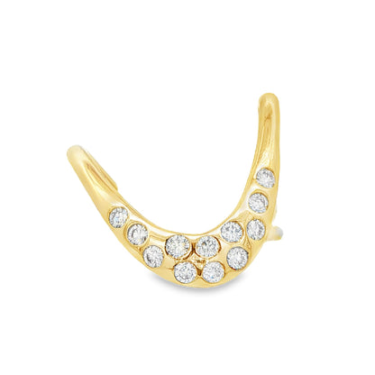 0.40 CTW Diamond Thumb Ring