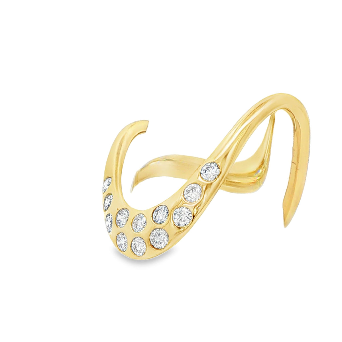 0.40 CTW Diamond Thumb Ring