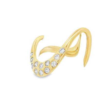 0.40 CTW Diamond Thumb Ring