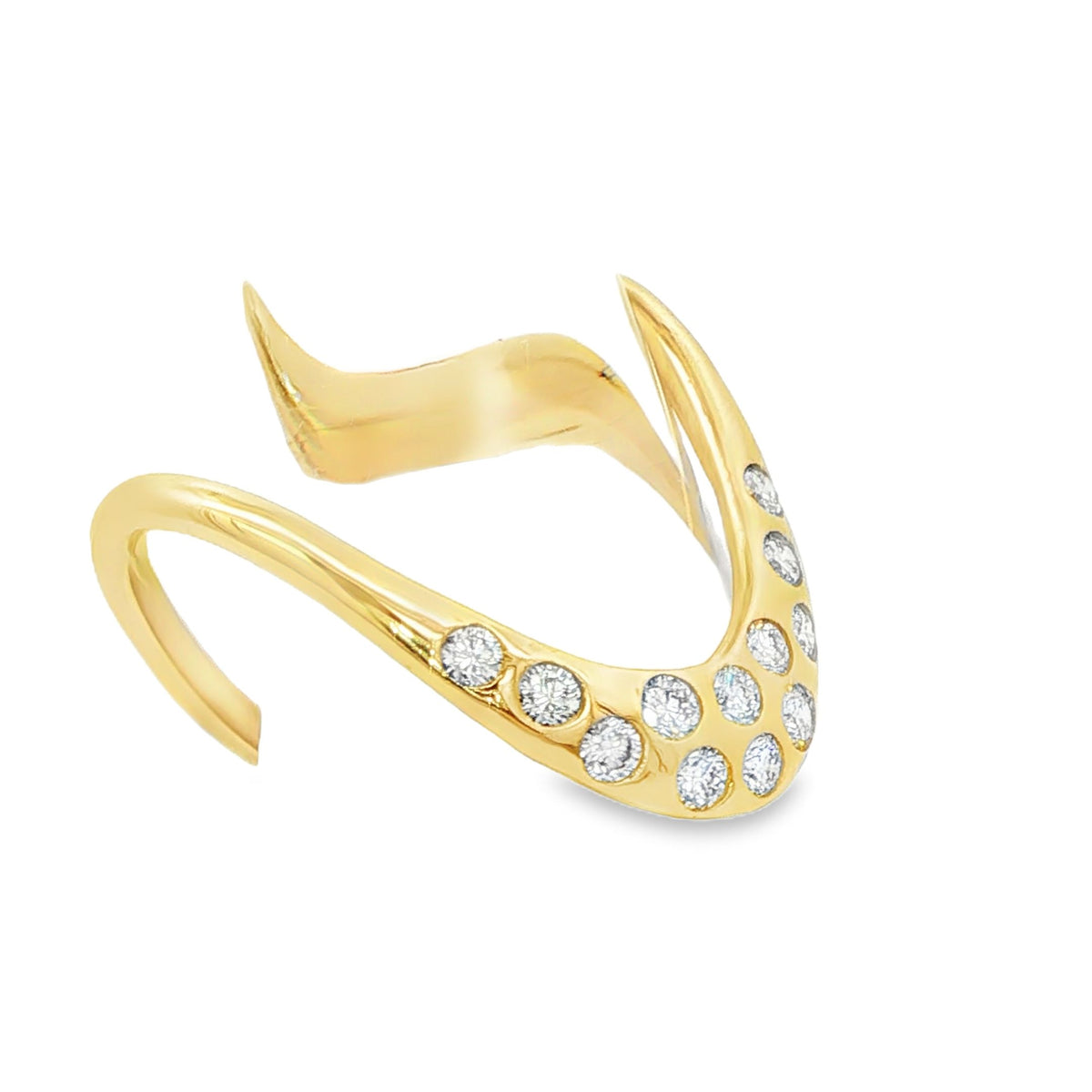 0.40 CTW Diamond Thumb Ring
