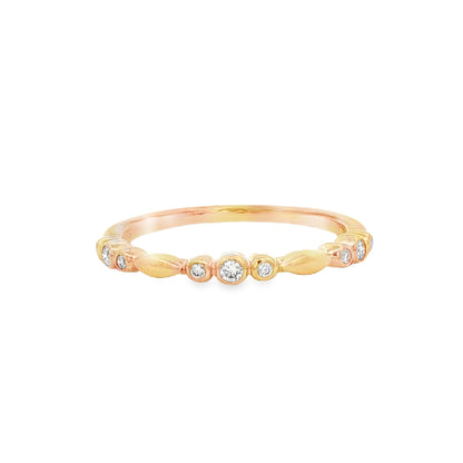 0.10 CTW Diamond Stack Band