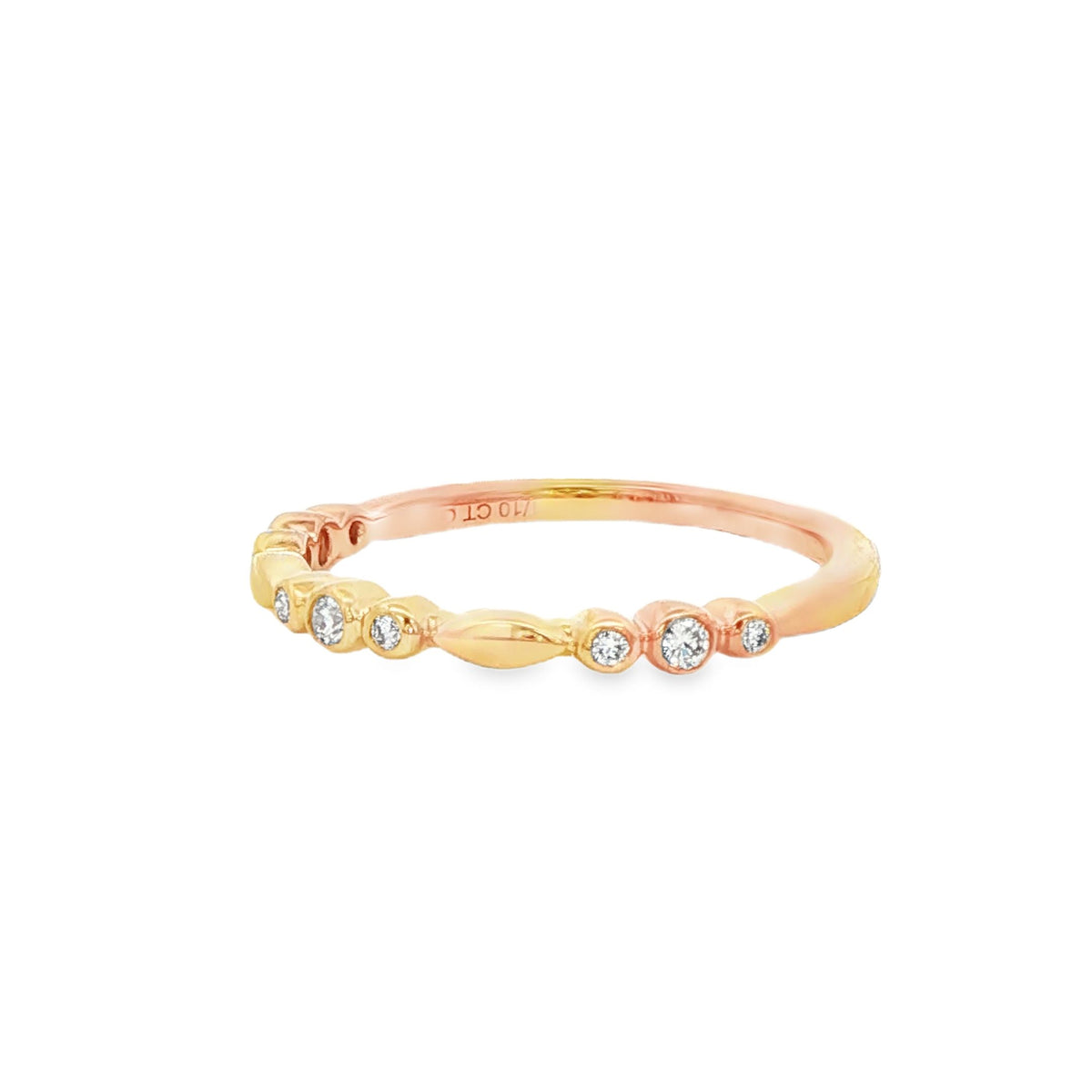 0.10 CTW Diamond Stack Band