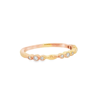 0.10 CTW Diamond Stack Band