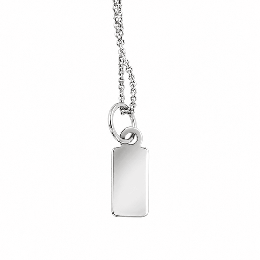 Rectangular Engravable Pendant