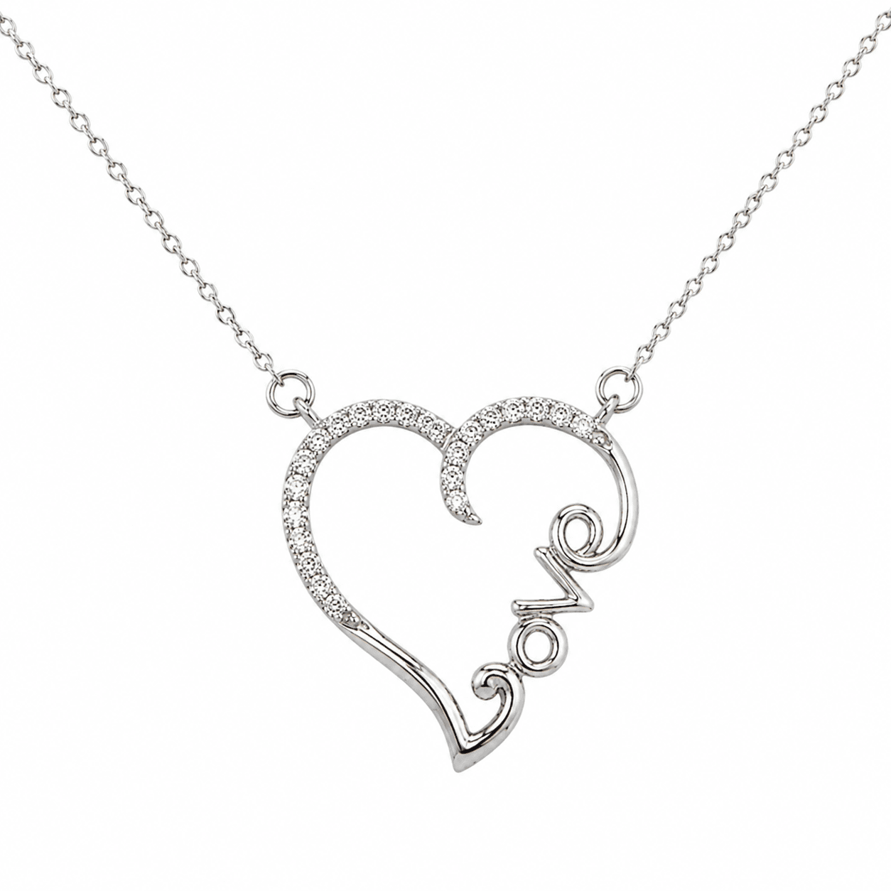 Diamond Heart Necklace