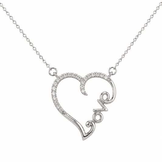Diamond Heart Necklace