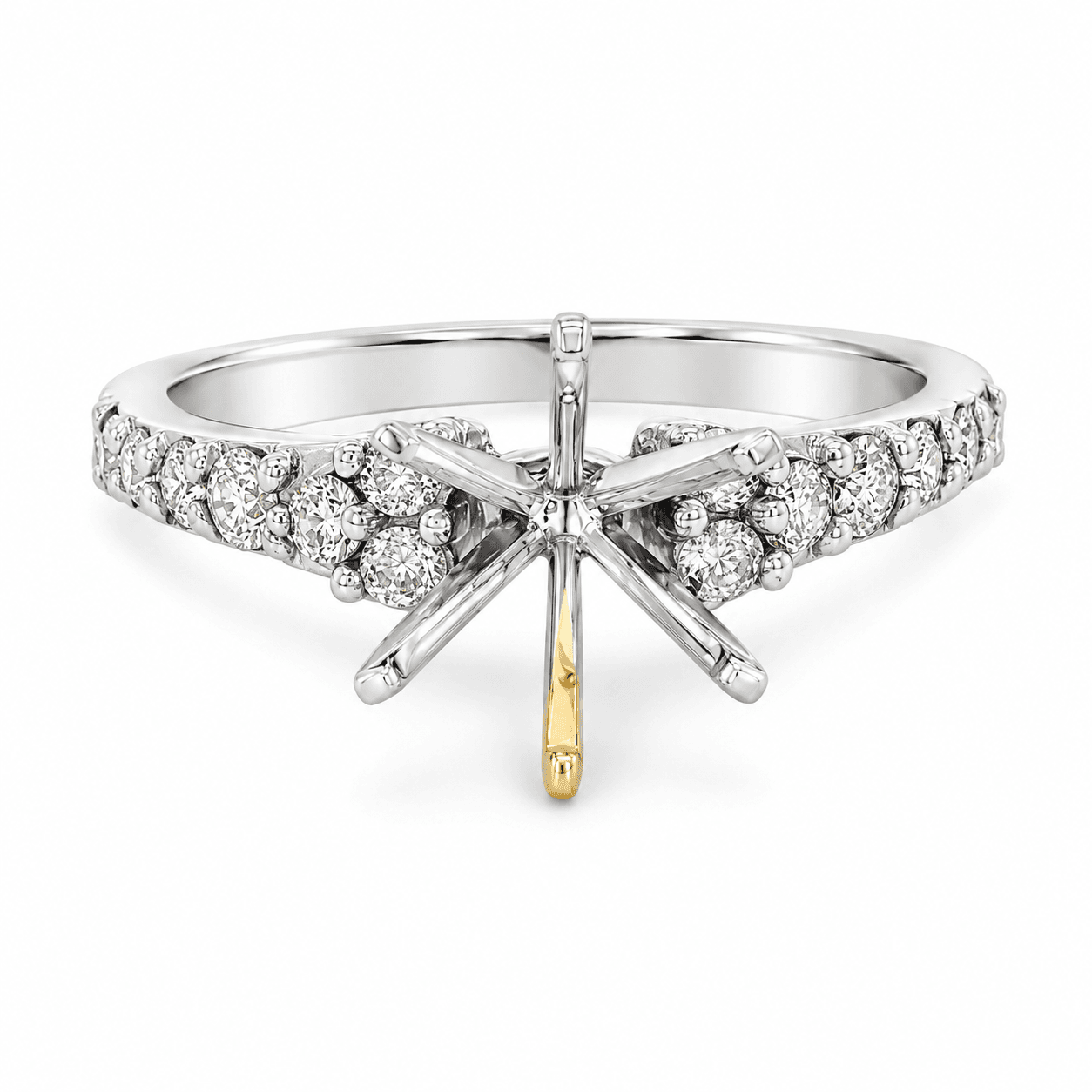 Diamond Solitaire Semi-Mount Ring