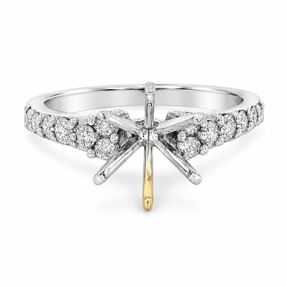 Diamond Solitaire Semi-Mount Ring