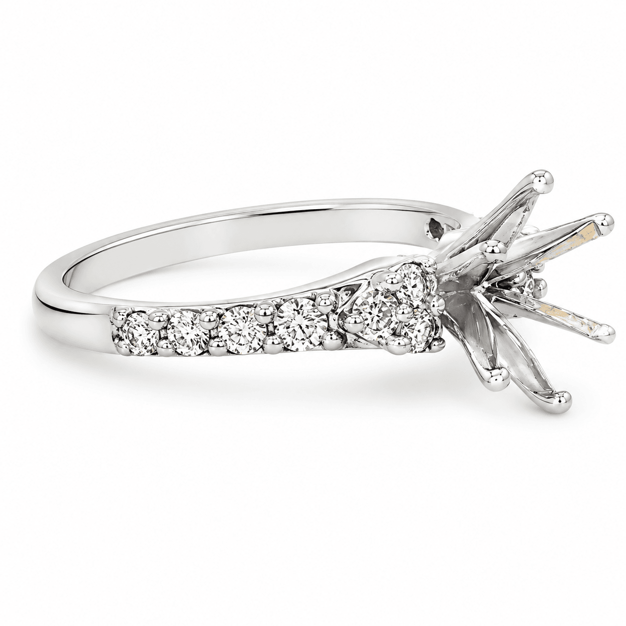 Diamond Solitaire Semi-Mount Ring