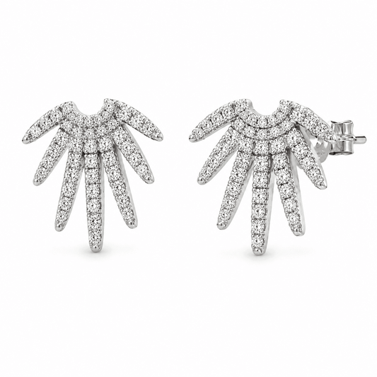 Diamond Starburst Earrings