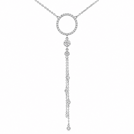 Diamond Lariat Necklace