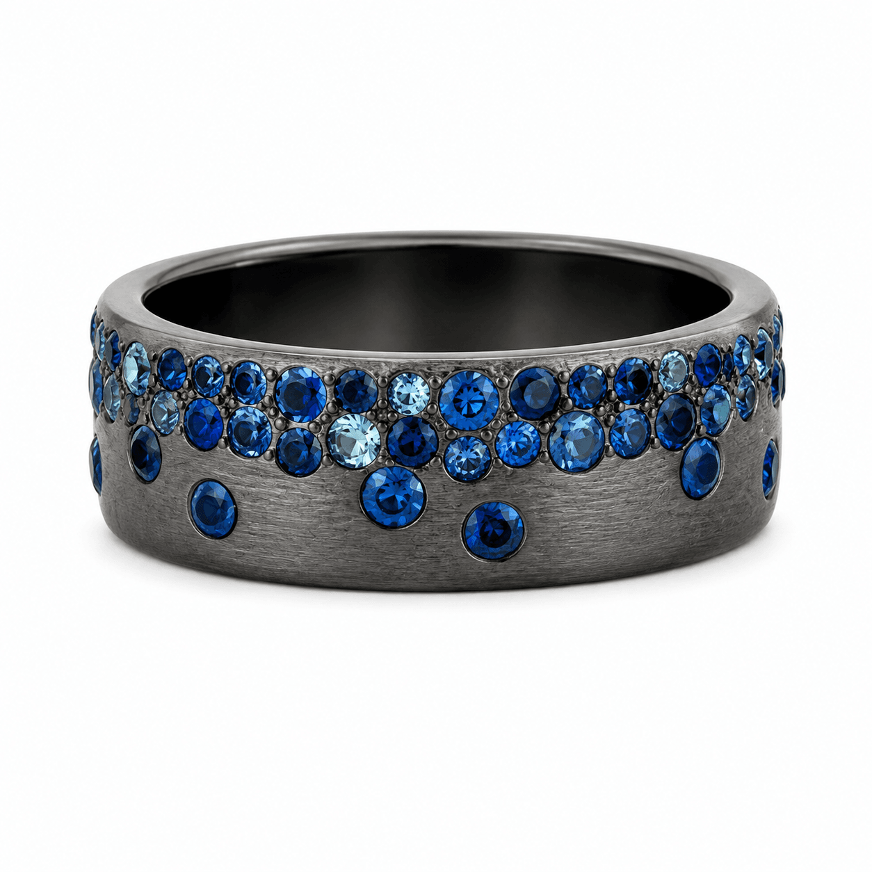 Blue Sapphire Ombre Band