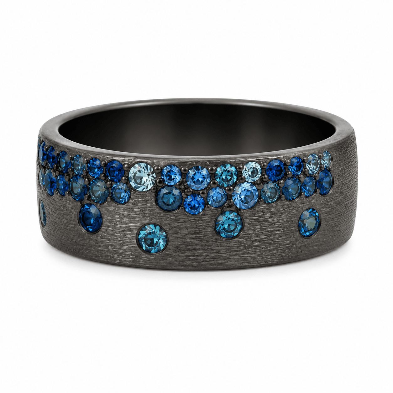 Blue Sapphire Ombre Band
