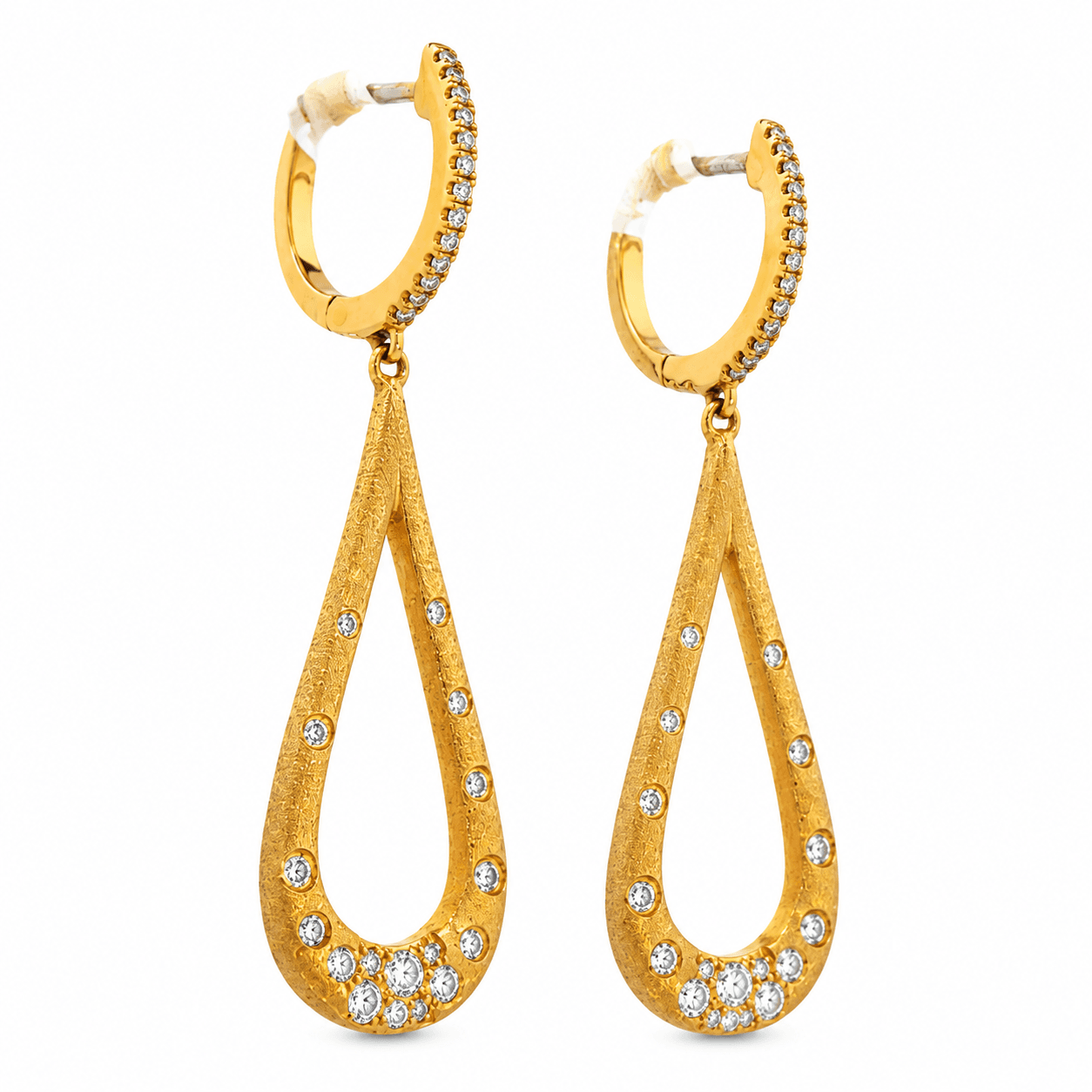 Diamond Drop Earrings