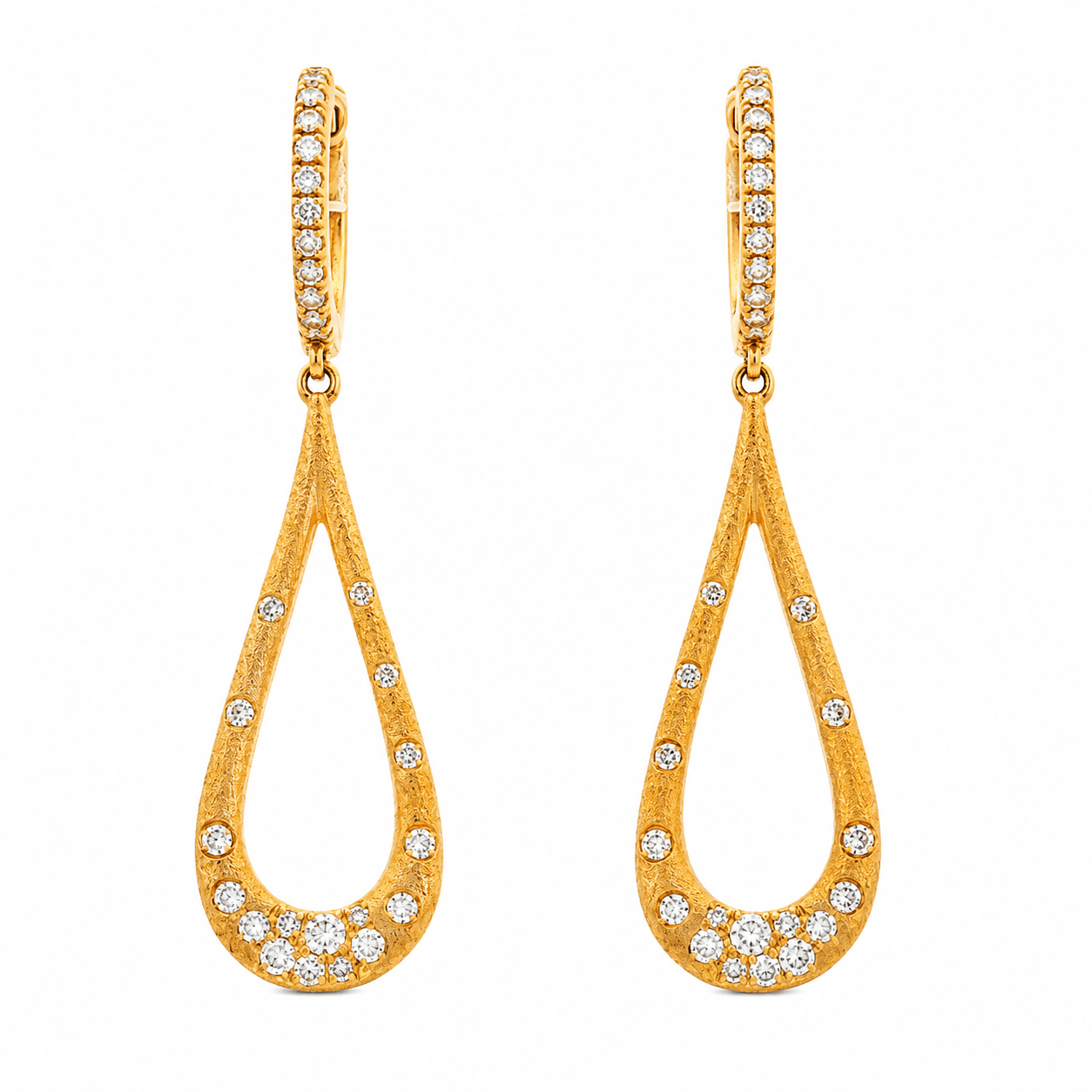 Diamond Drop Earrings