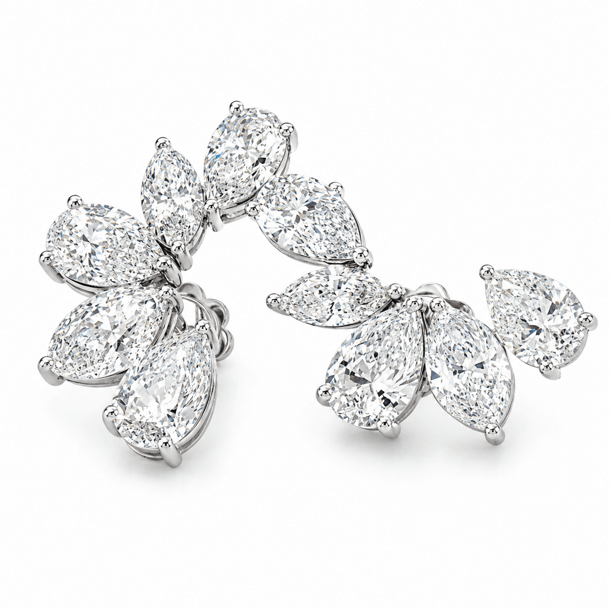 Diamond Climber Earrings