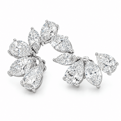 Diamond Climber Earrings