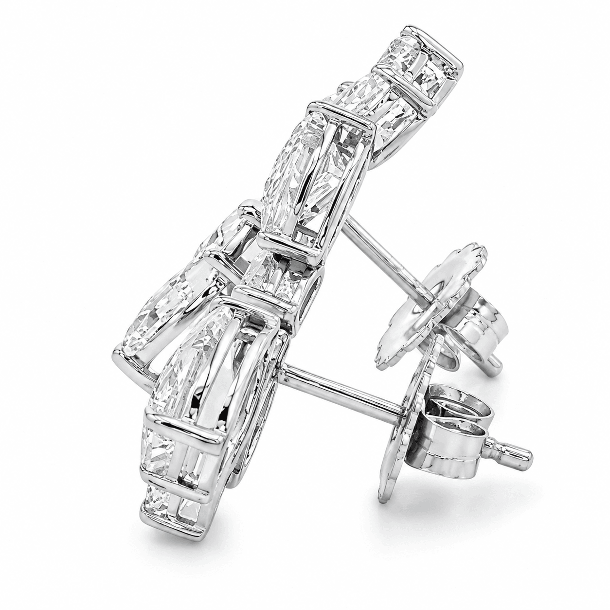 Diamond Climber Earrings
