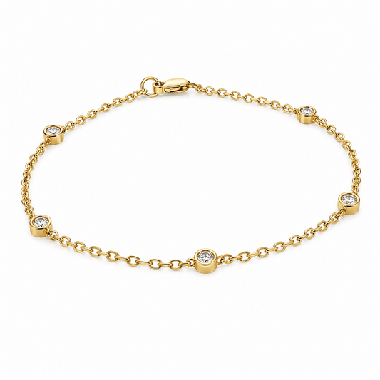 Diamond Station Bracelet