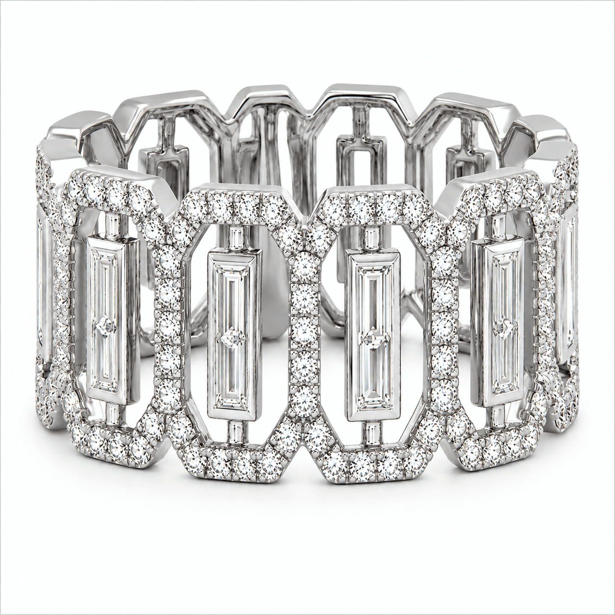 Vintage Diamond Wedding Band
